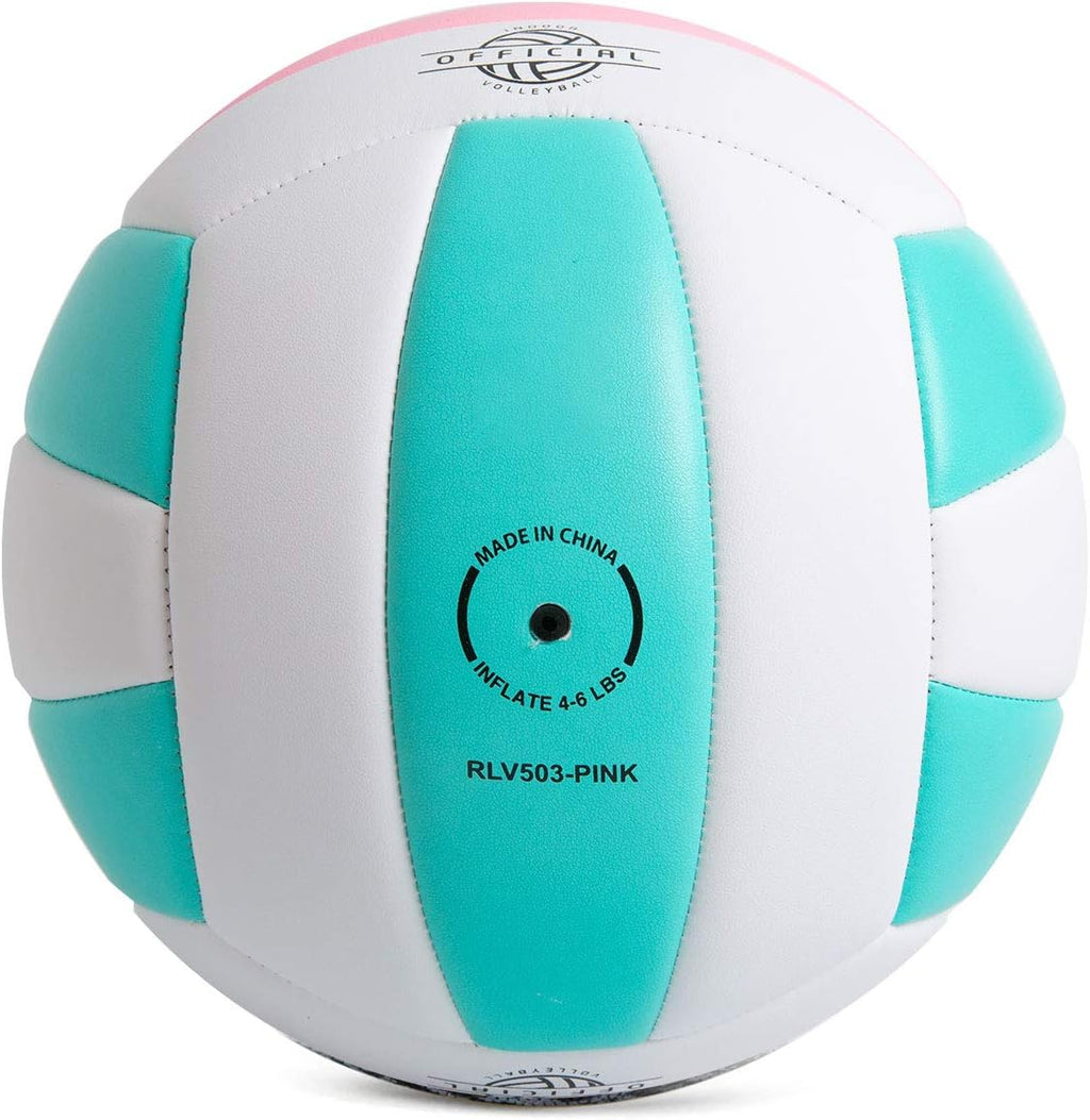 Soft Indoor Volleyball Waterproof Volleyball Light Touch Recreational Ball for Pool Gym Indoor Outdoor (Size 5)