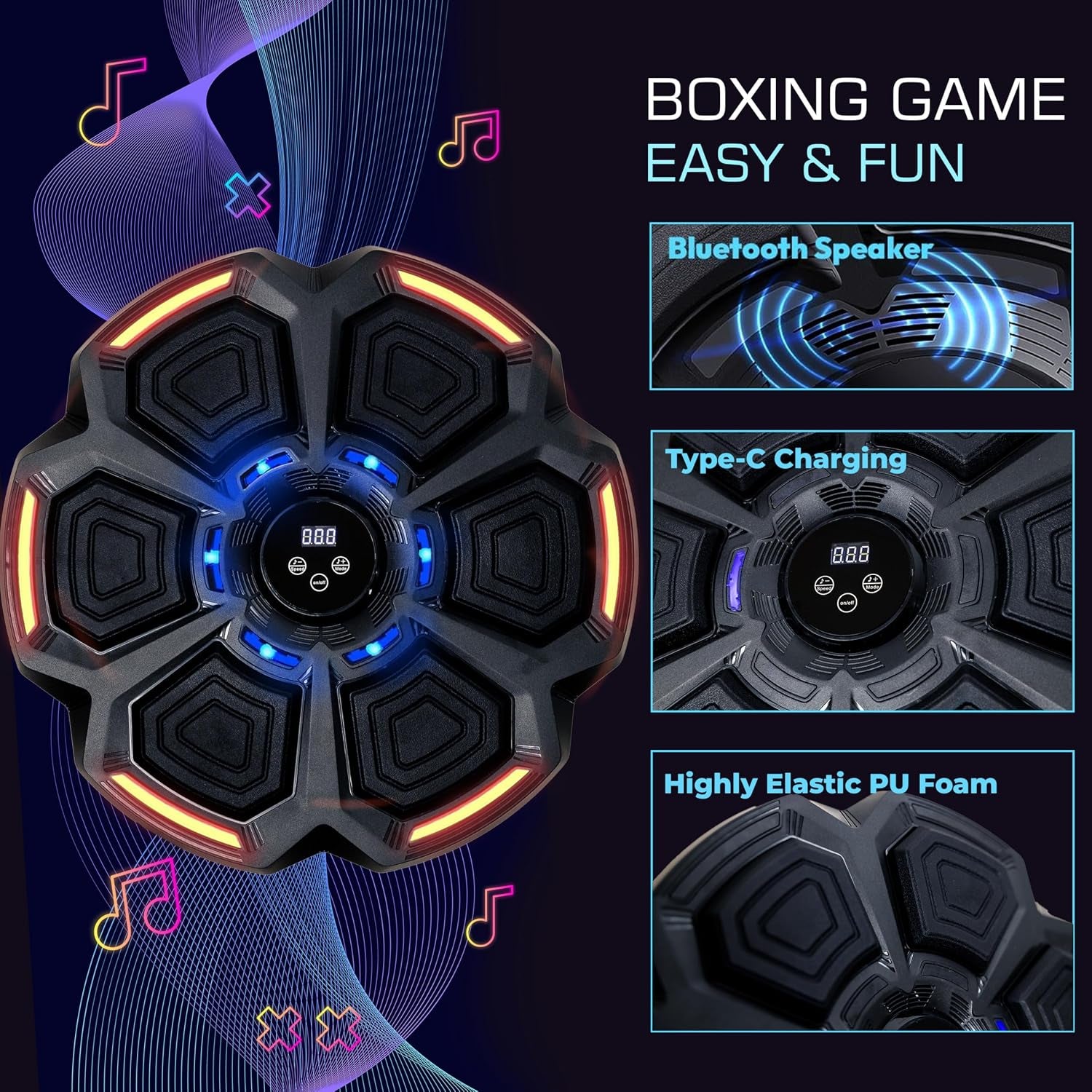 Music Boxing Machine, Smart Music Boxing Machine Kids & Adults