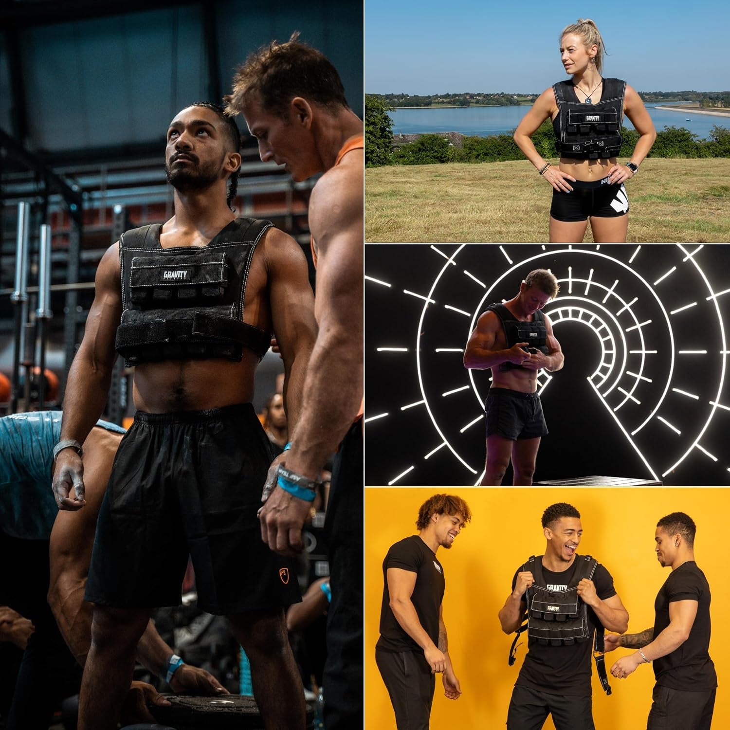 Weighted Vest for Men & Women - Adjustable Fitness Weight Vest for Workout, Running, Walking, Strength Training, & Calisthenics Training Home & Commercial Gym - 10Kg / 20Kg / 30Kg