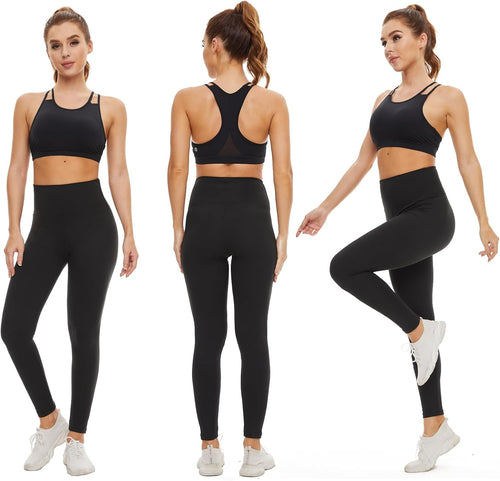 Leggings for Women Soft High Waisted Tummy Control Leggings Gym Sports Workout Running Yoga Pants