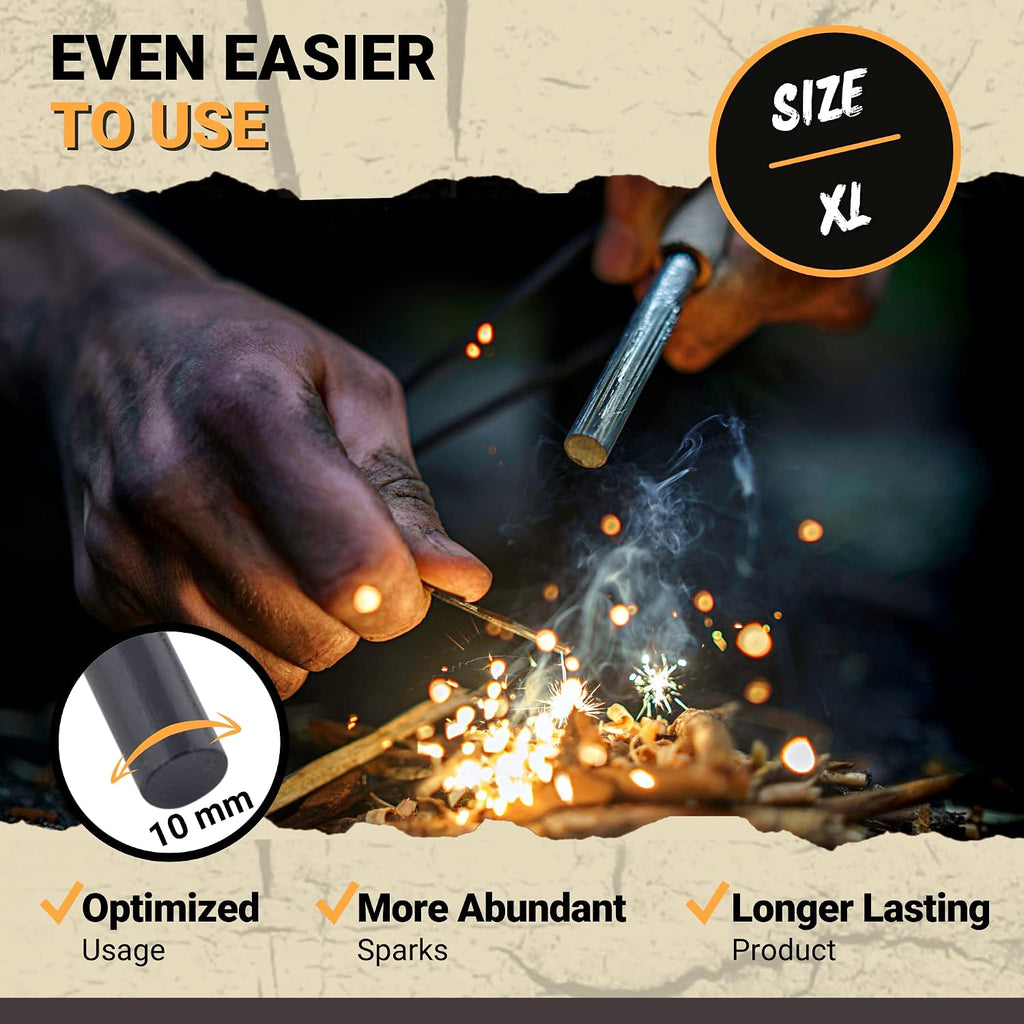 Survival Flint and Steel - Fire Starter Ferrocerium