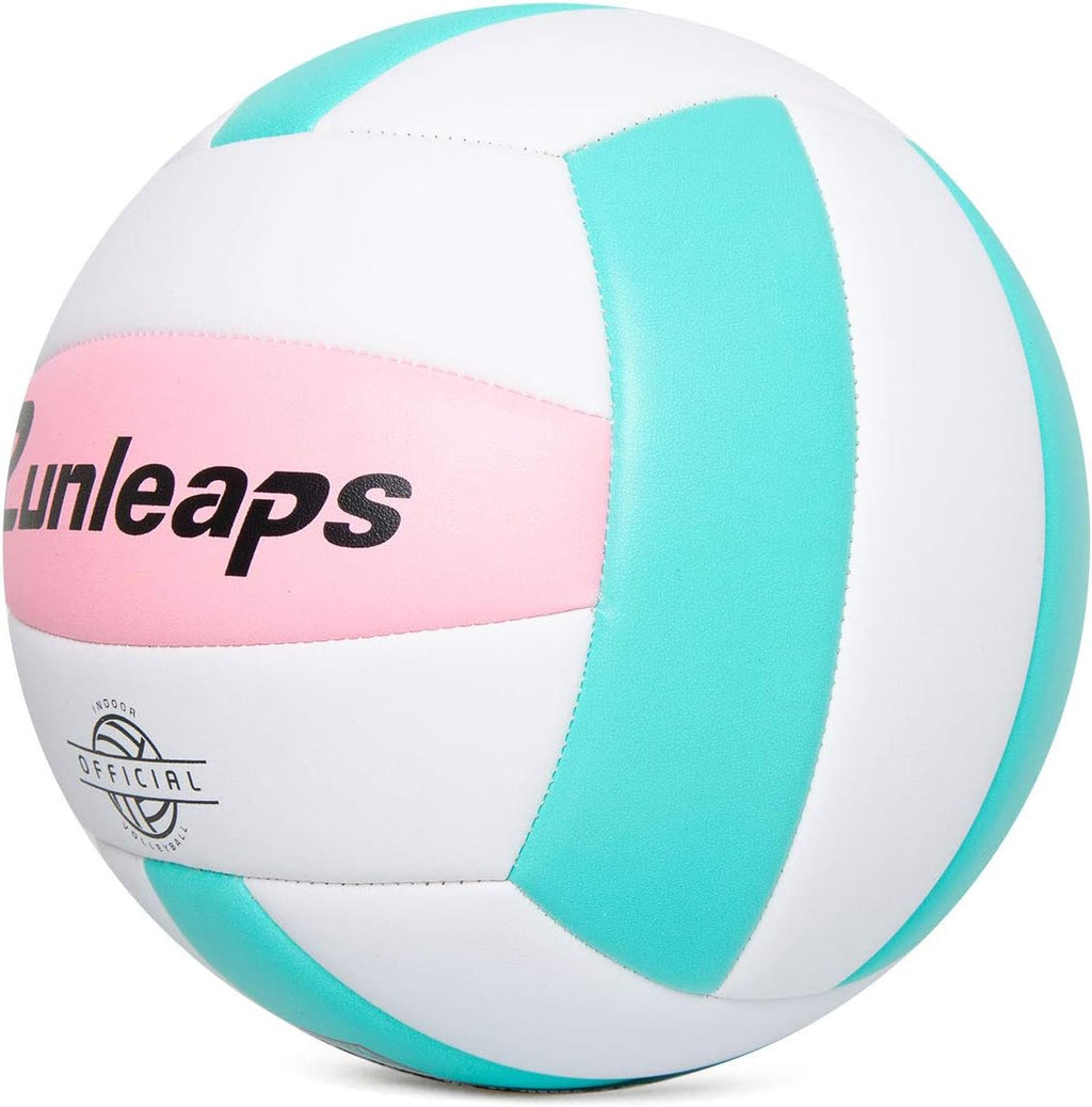 Soft Indoor Volleyball Waterproof Volleyball Light Touch Recreational Ball for Pool Gym Indoor Outdoor (Size 5)