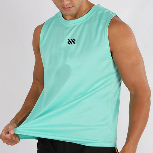 Mannen Bodybuilding Tank Tops Gym Workout Fitness Mouwloos Shirt Running Kleding Stringer Singlet Zomer Toevallige Vest