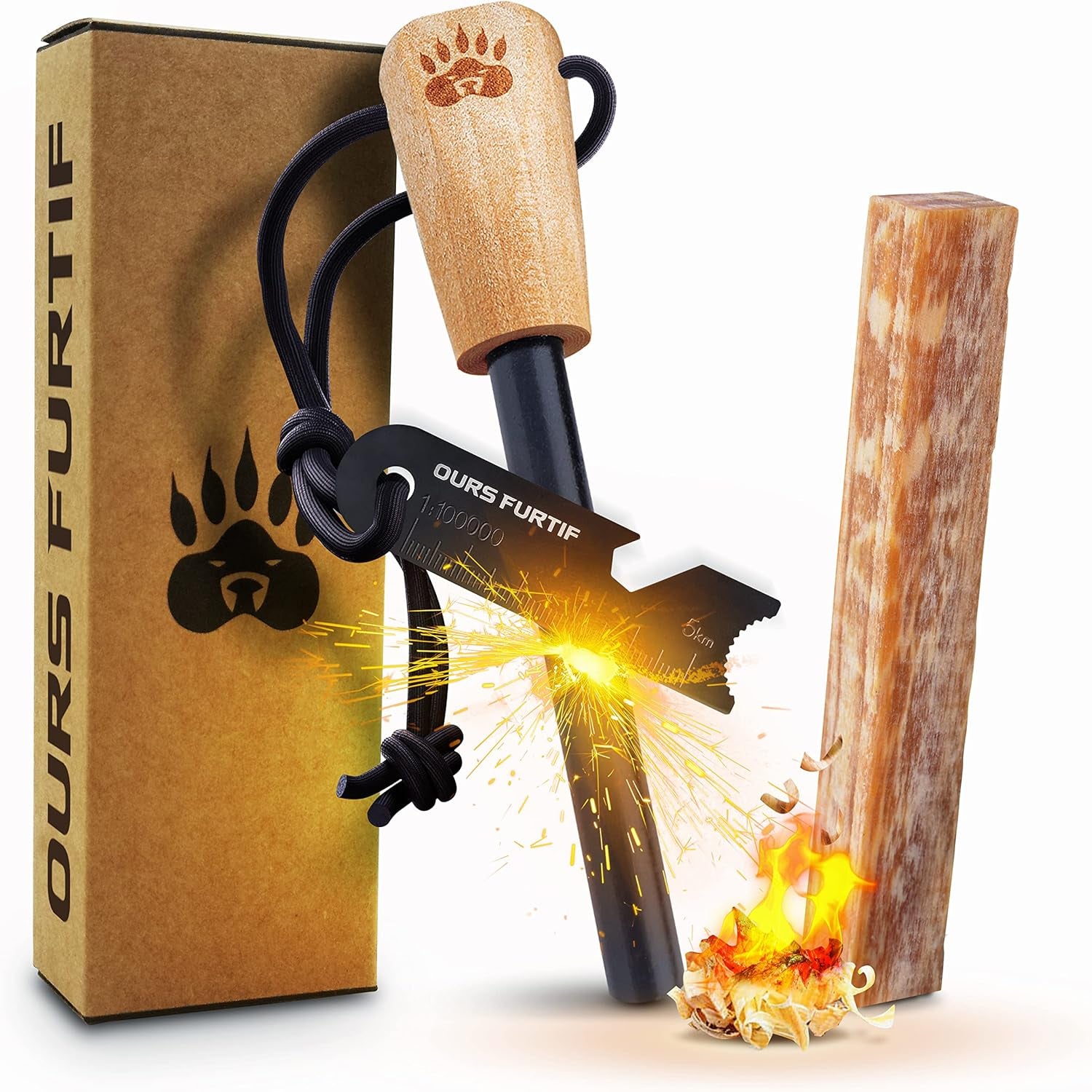 Survival Flint and Steel - Fire Starter Ferrocerium